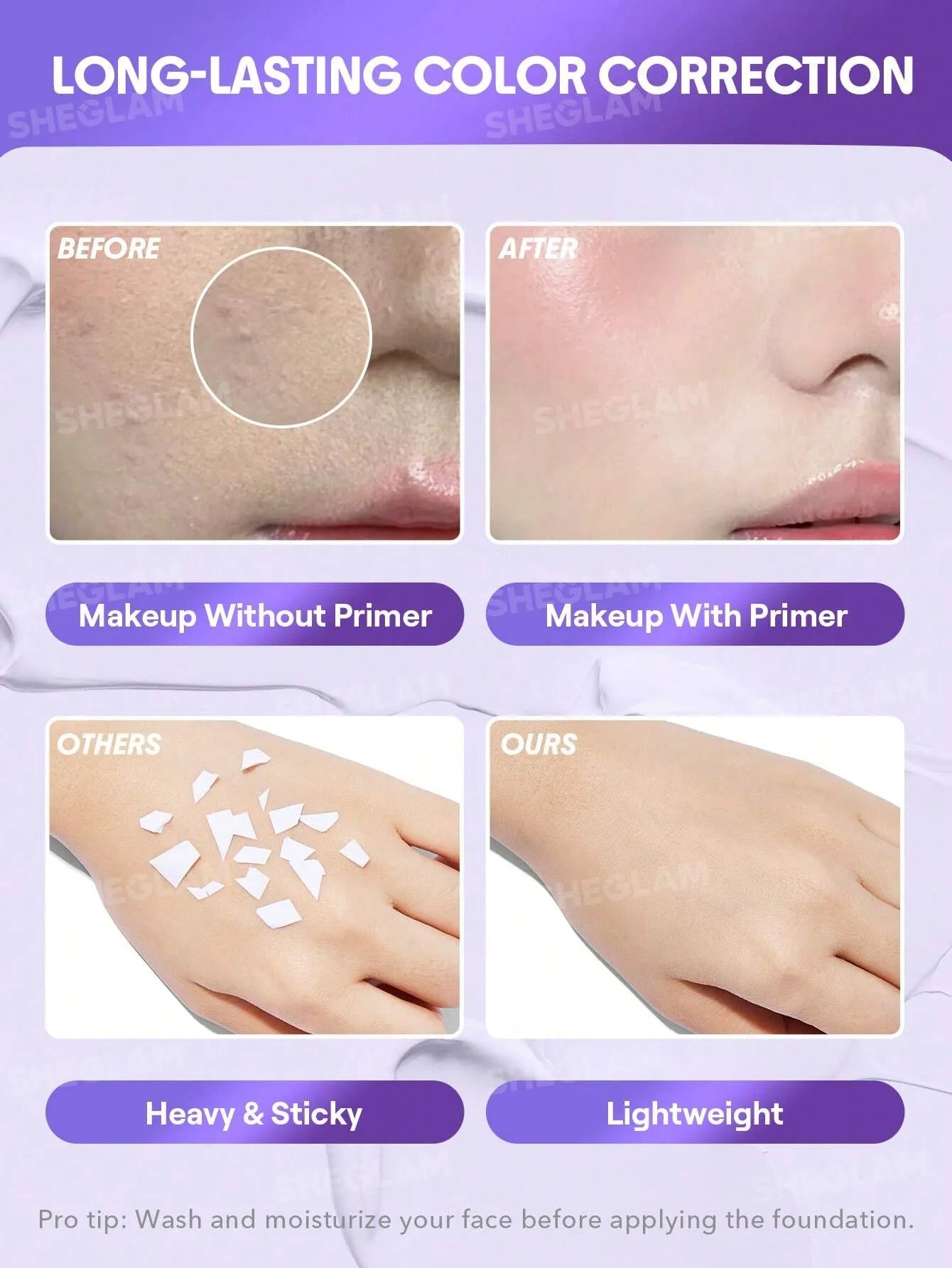 Sheglam - Even Better Color Correcting Primer-Purple