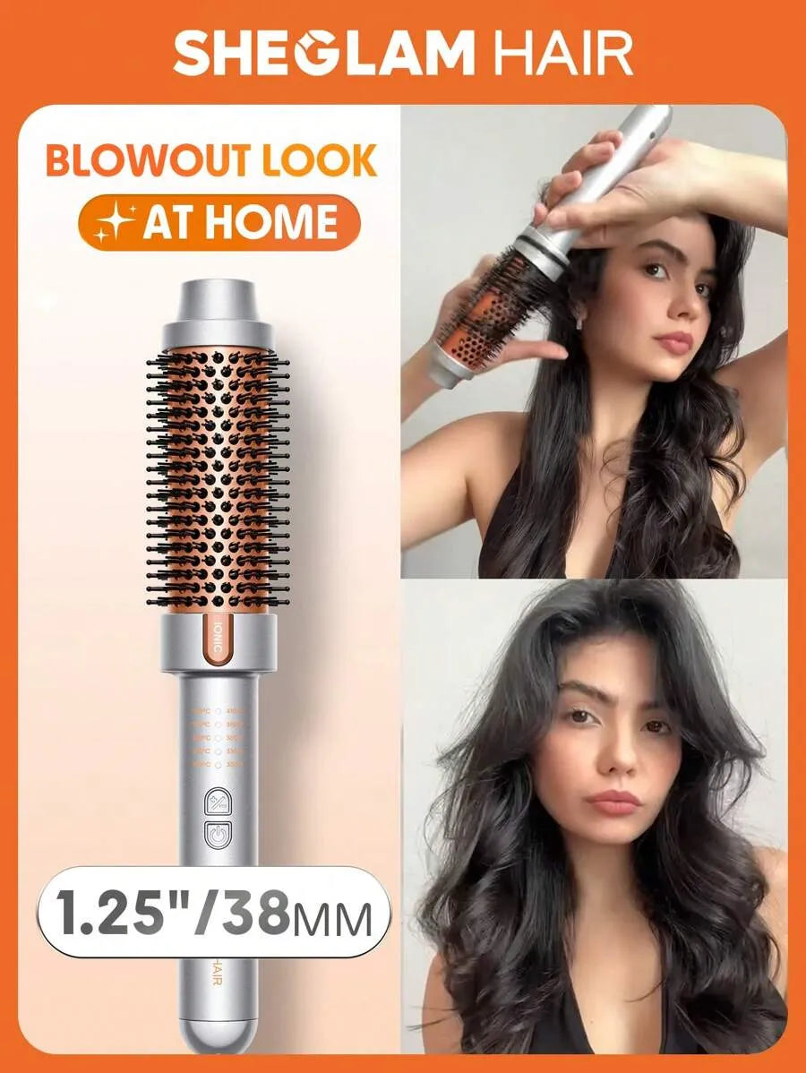 Sheglam - Hair It - Curl Thermal Blowout Brush 38Mm Uk Plug