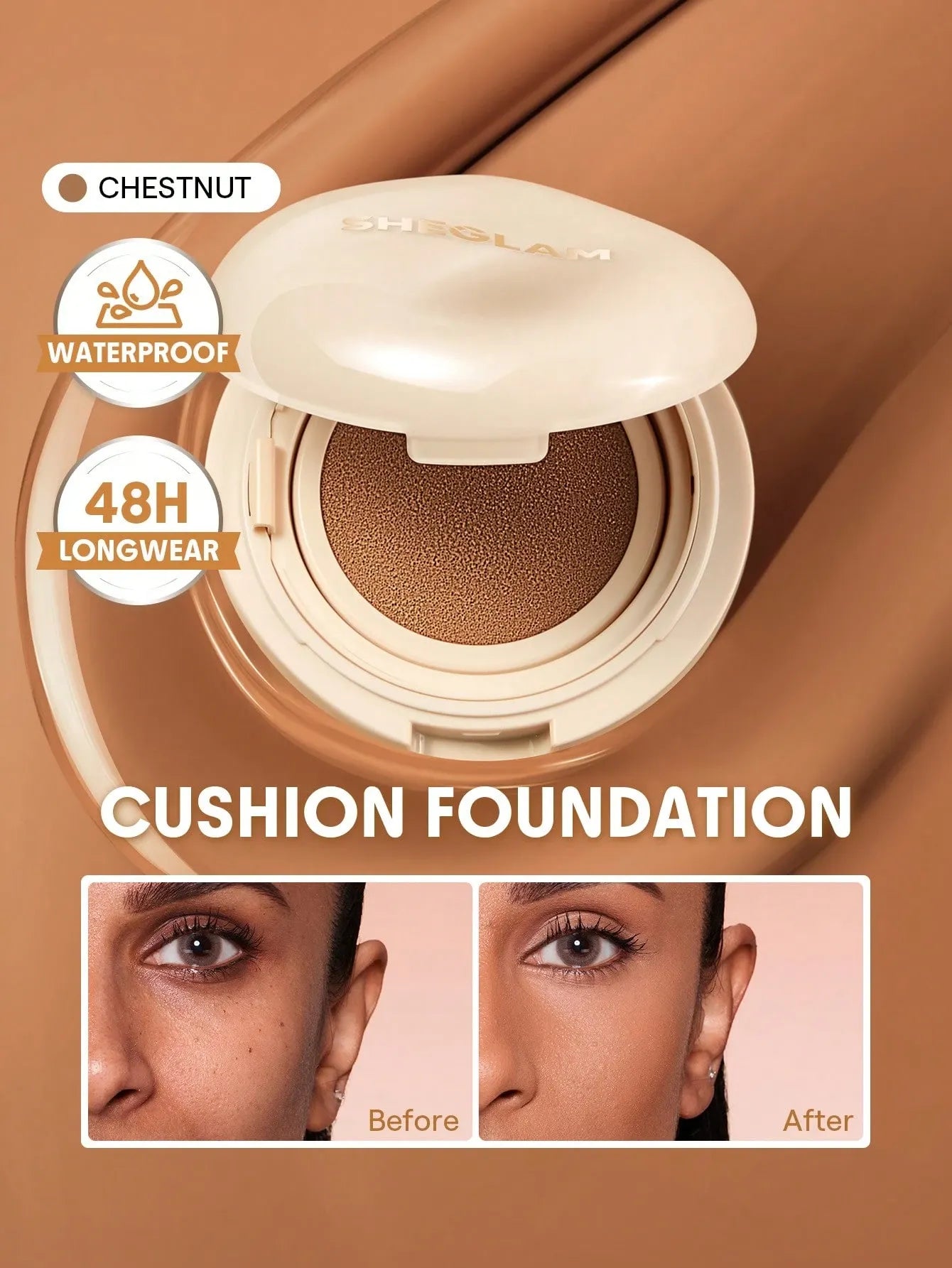 Sheglam - Lock & Go Long-Lasting Cushion Foundation