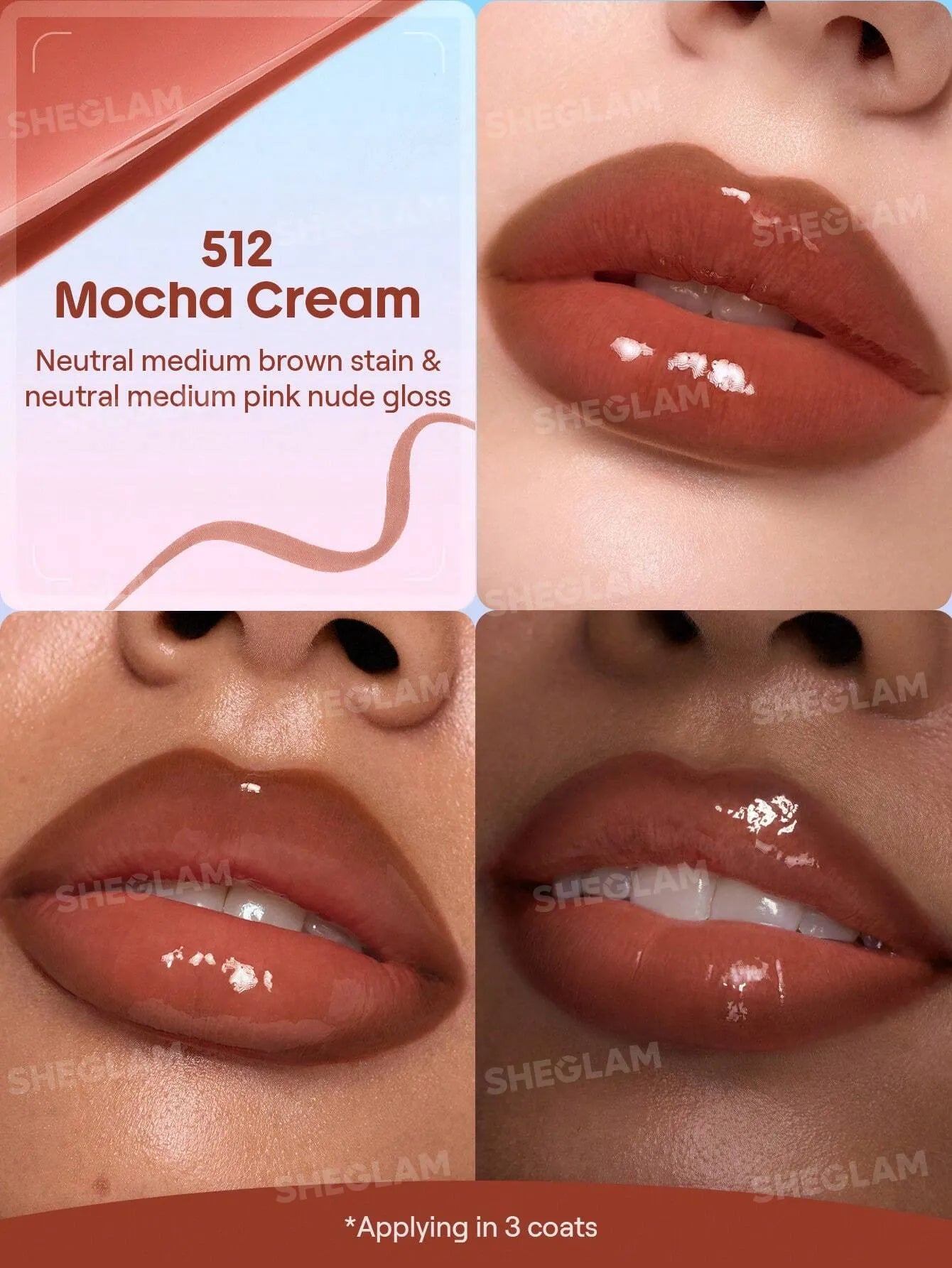 SHEGLAM - Line To Shine Peel-Off Lip Stain & Gloss Duo