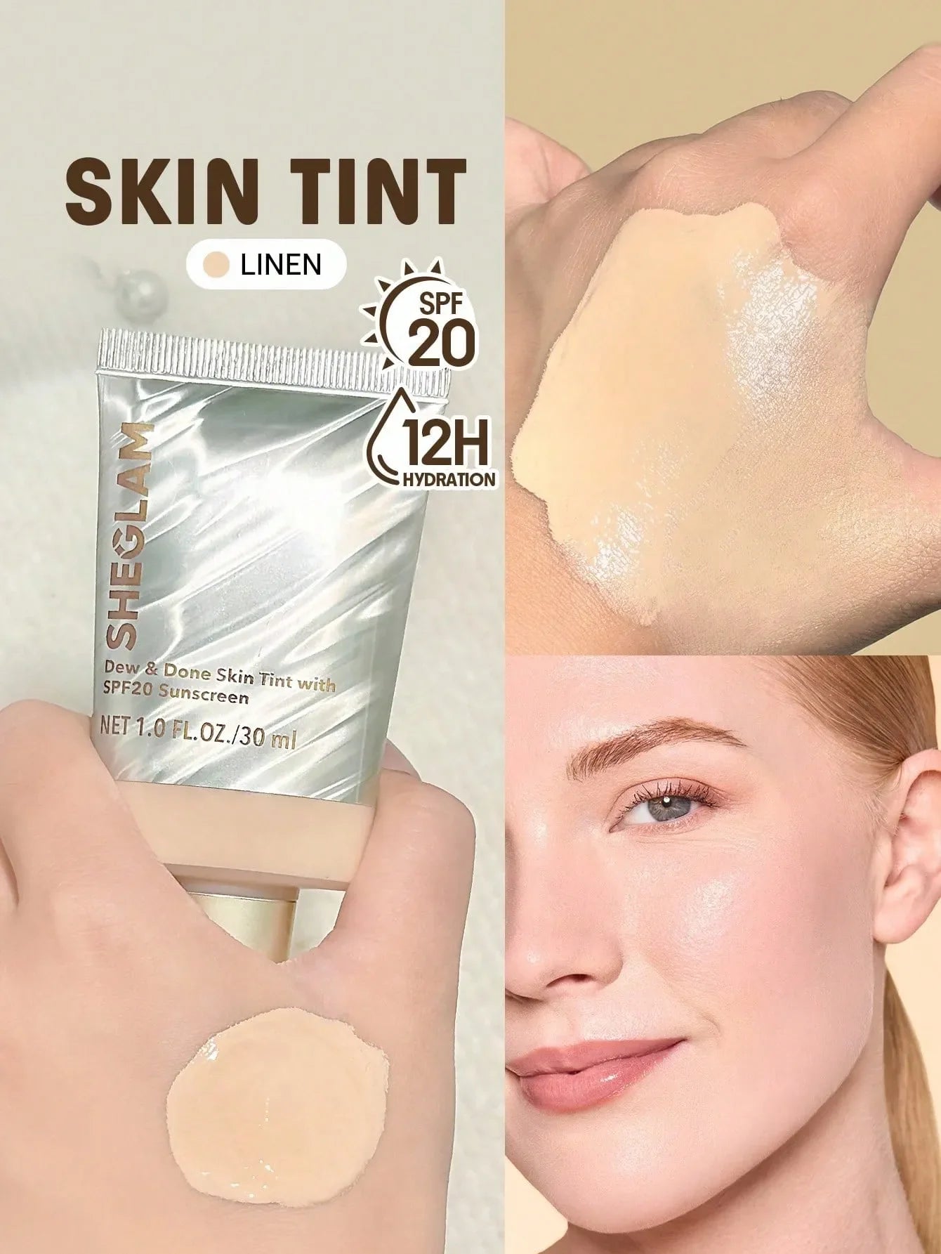 SHEGLAM - Dew & Done Skin Tint With SPF20