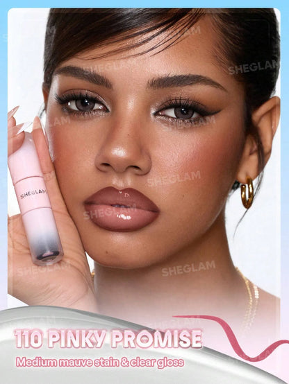 SHEGLAM - Line To Shine Peel-Off Lip Stain & Gloss Duo