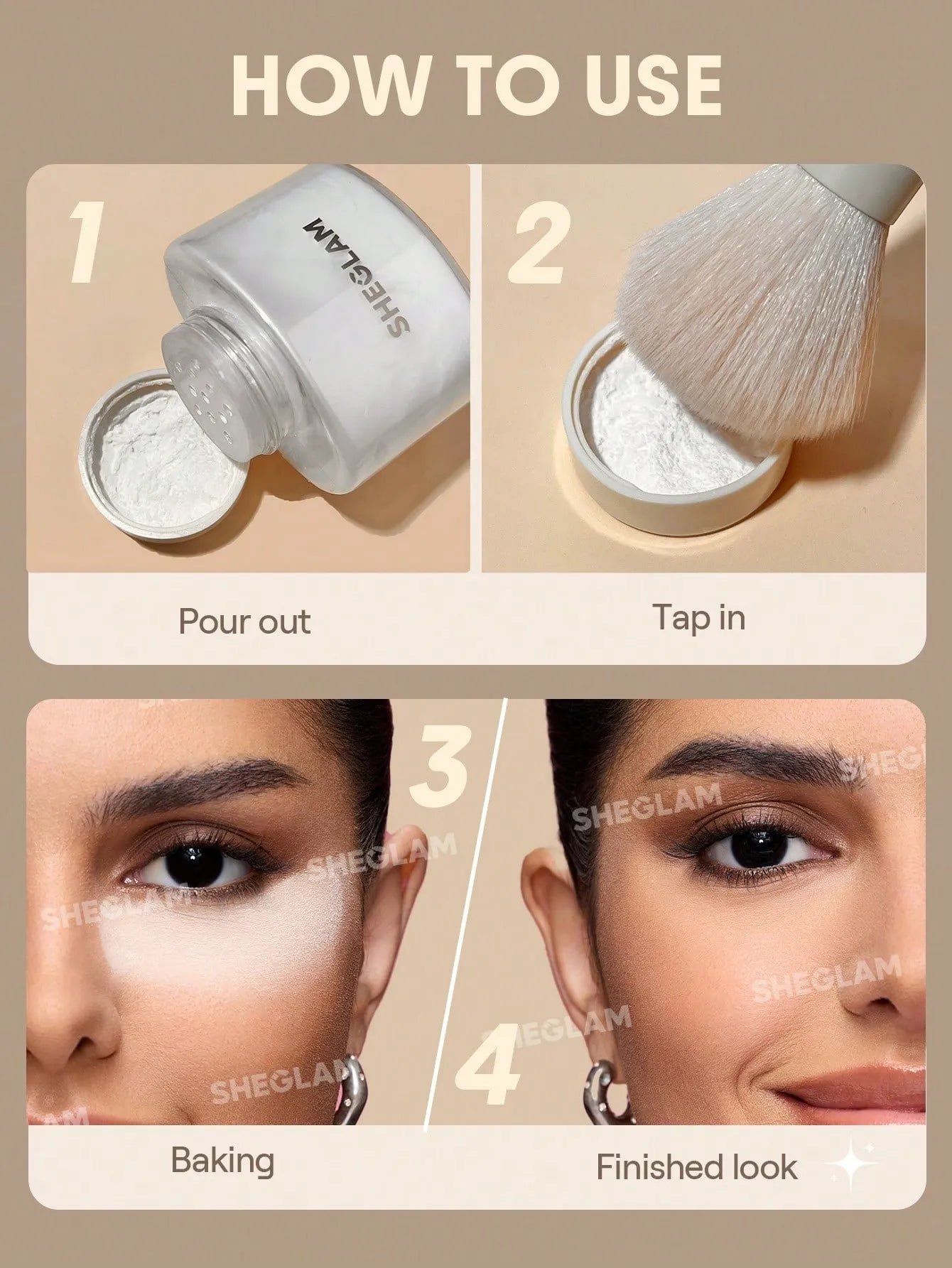 SHEGLAM - Blur In A Bottle Loose Setting Powder