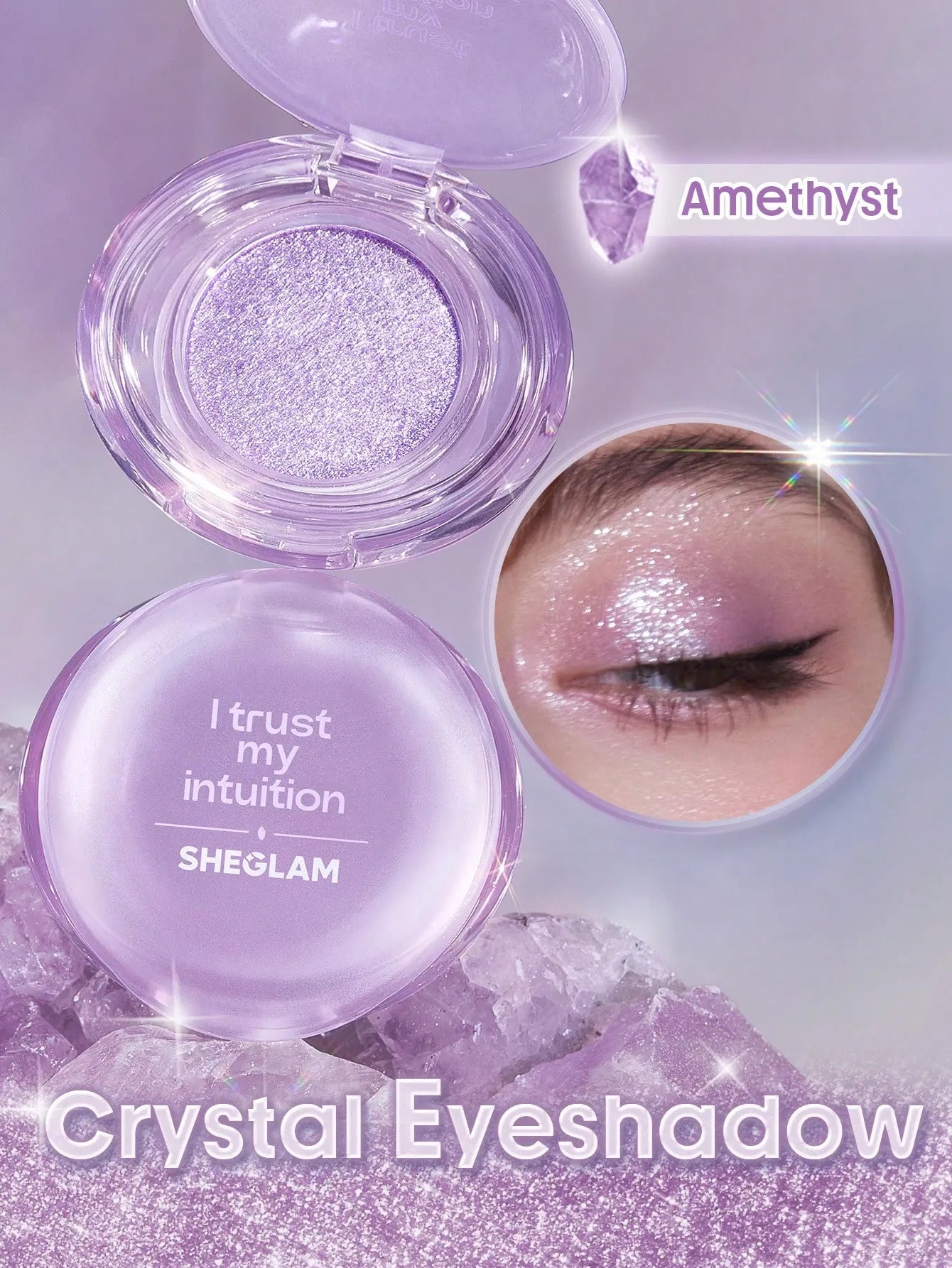 SHEGLAM - Crystal Intentions Manifesting Glow Glitter Eyeshadow