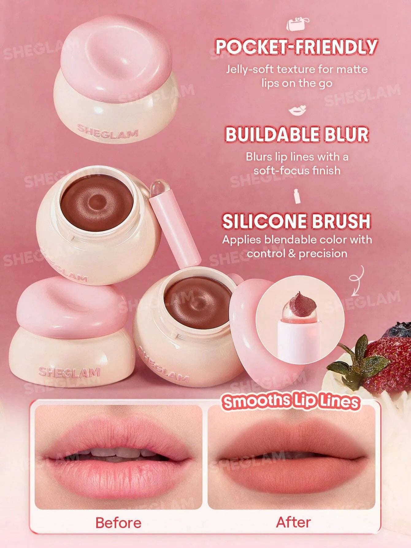 SHEGLAM - Bounce Putty Pocket Lip Pot