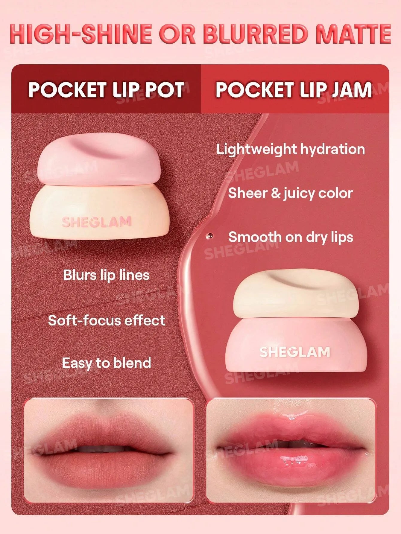 SHEGLAM - Bounce Putty Pocket Lip Pot