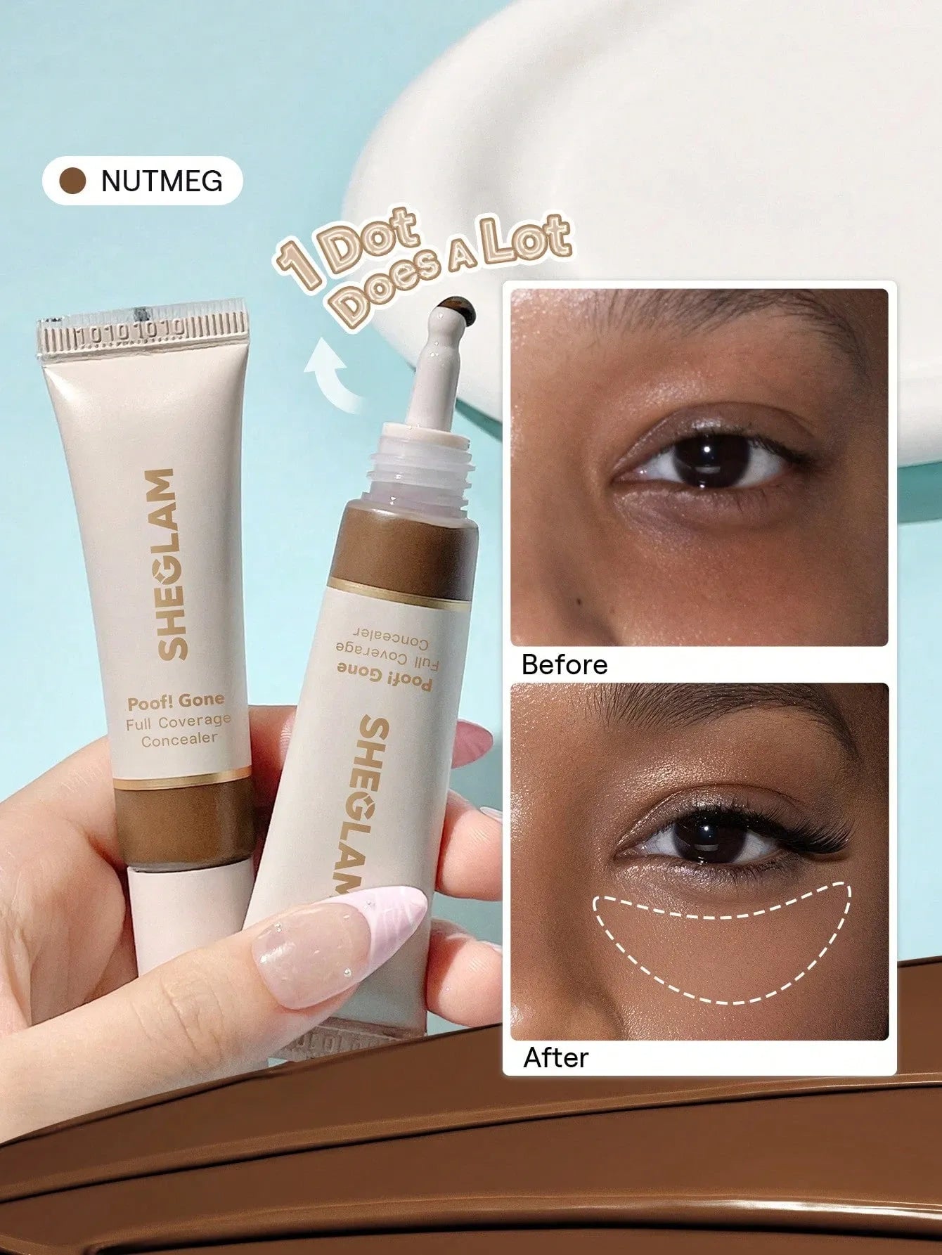 Sheglam - Poof! Gone Full Coverage Concealer