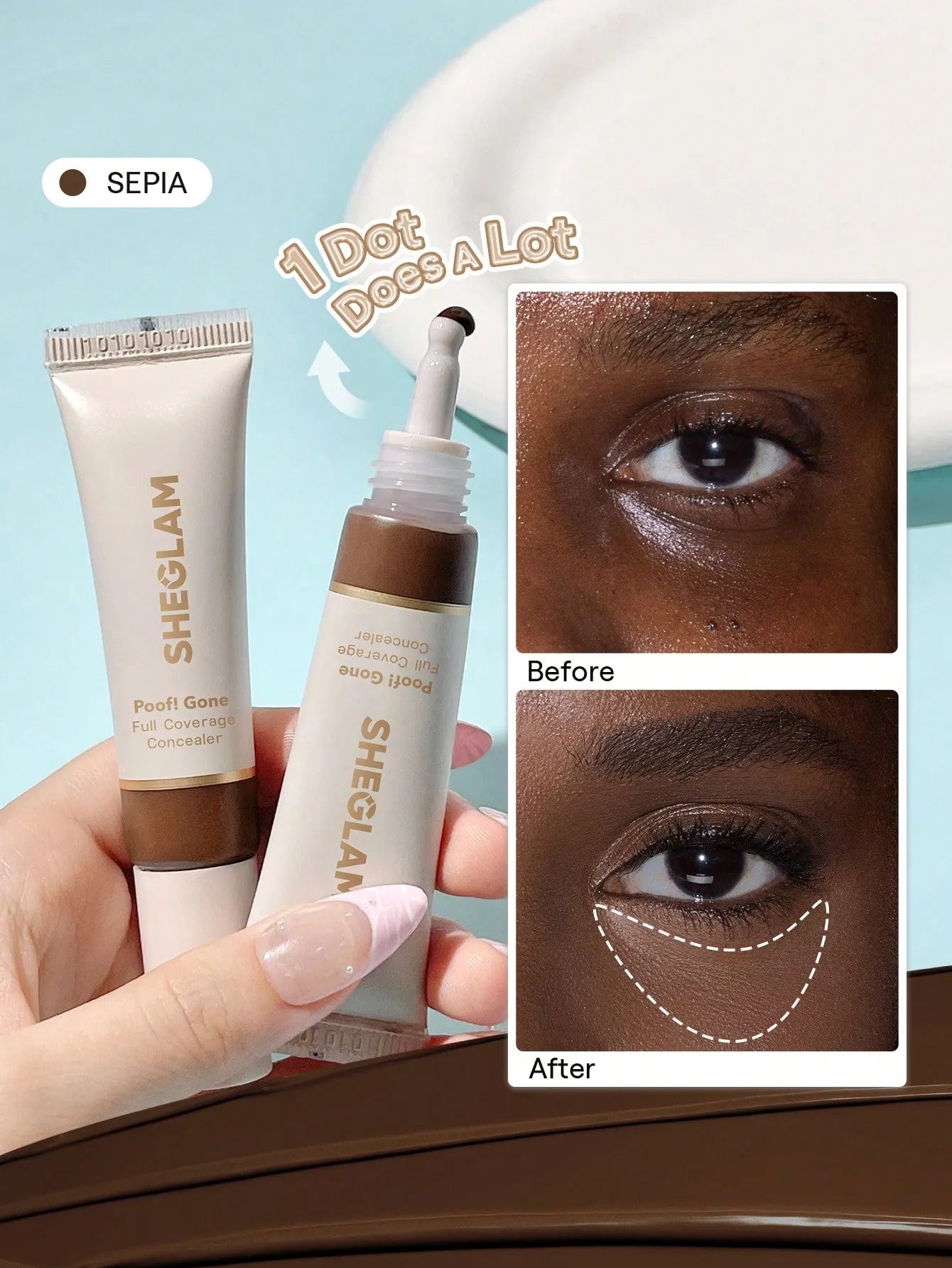 Sheglam - Poof! Gone Full Coverage Concealer
