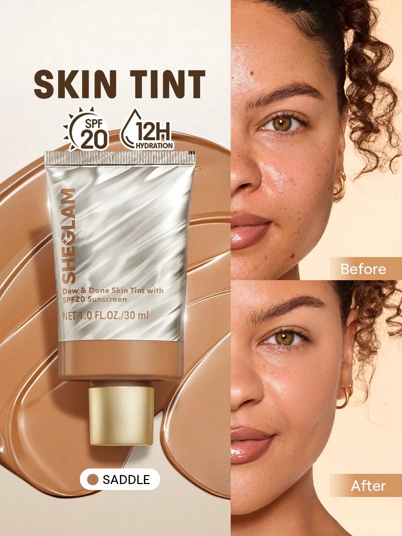 SHEGLAM - Dew & Done Skin Tint With SPF20