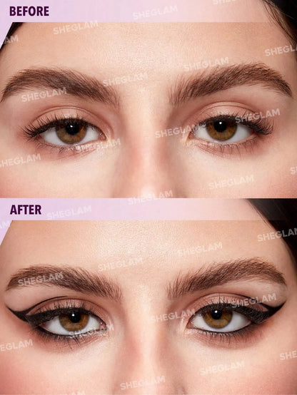 Shein - SHEGLAM Pro-Flex Angled Eyeliner Black Highly Pigmented Matte Beginner Eyeliner
