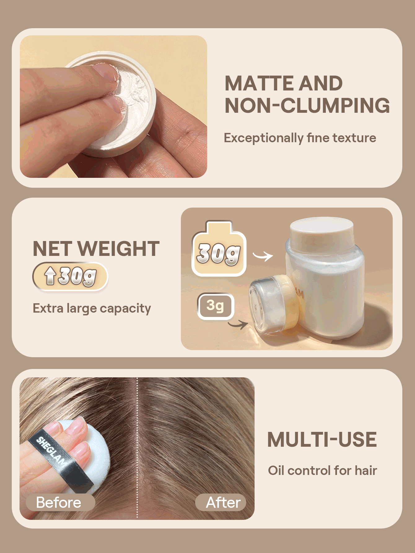 SHEGLAM - Blur In A Bottle Loose Setting Powder