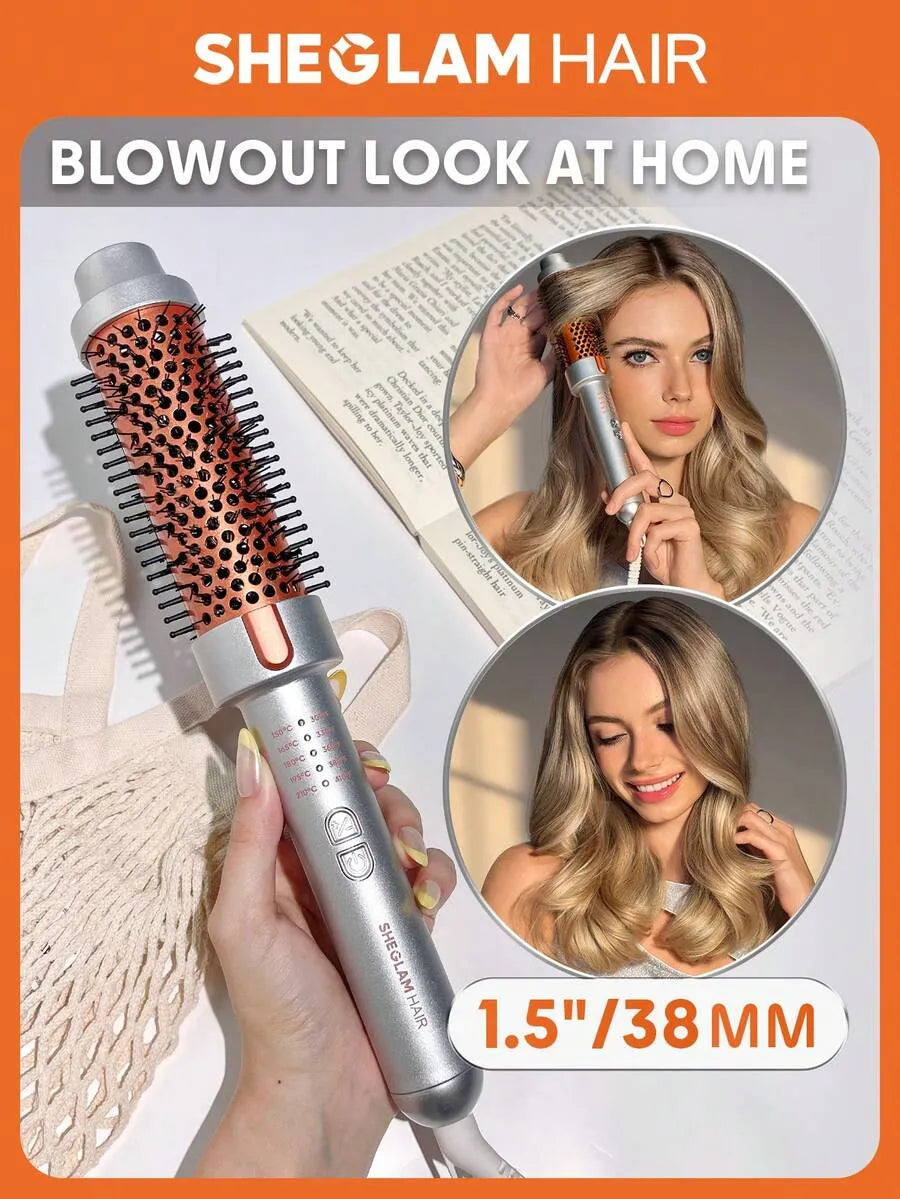 Sheglam - Hair It - Curl Thermal Blowout Brush 38Mm Uk Plug