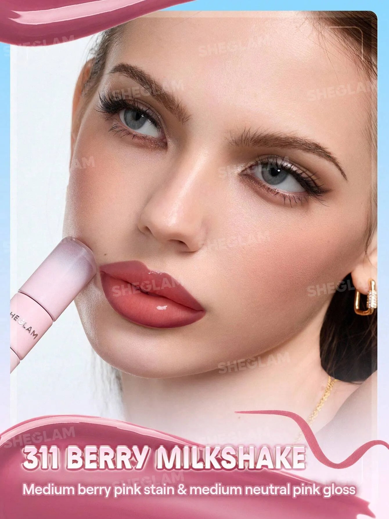 SHEGLAM - Line To Shine Peel-Off Lip Stain & Gloss Duo