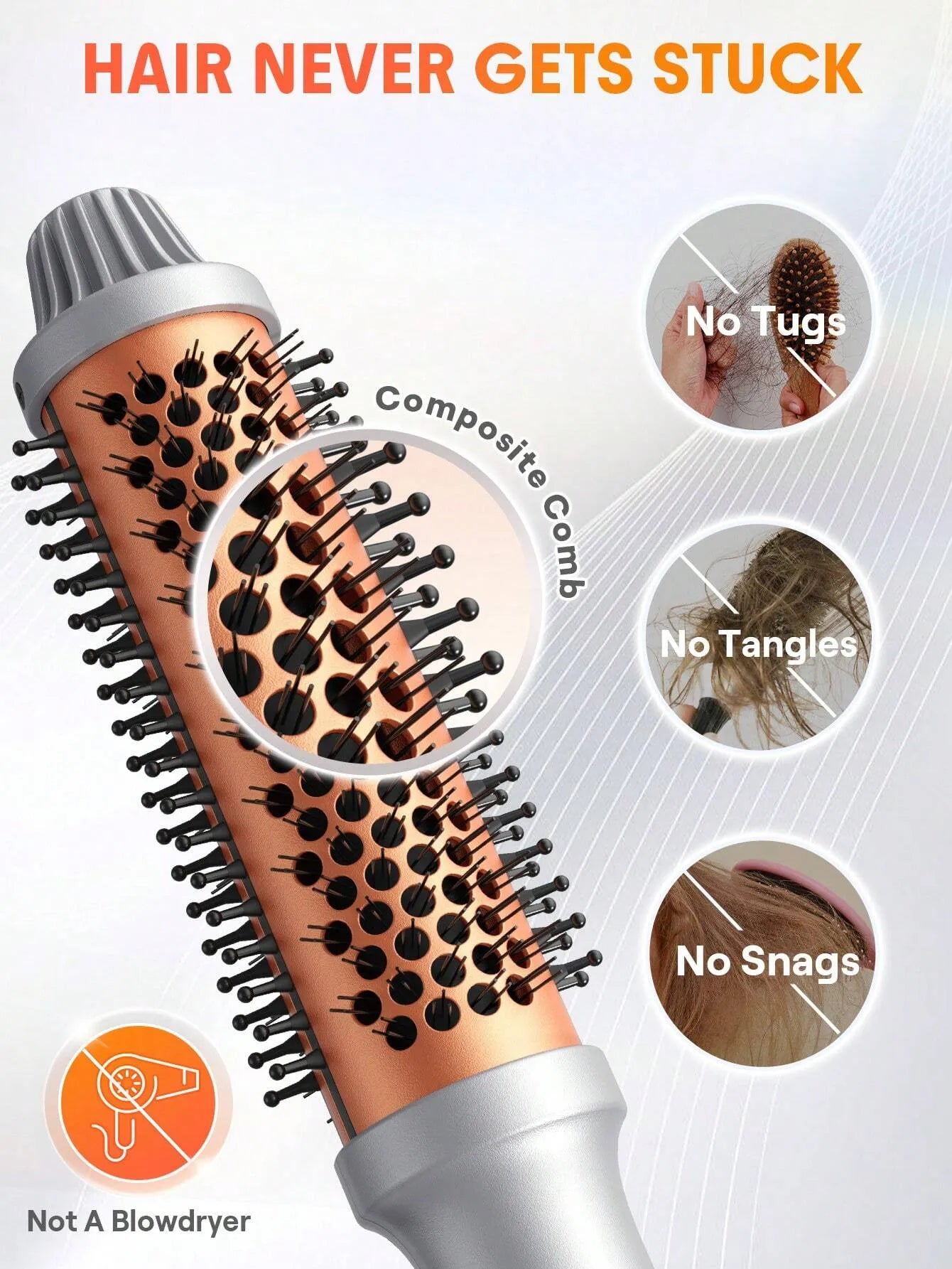 Sheglam - Hair It - Curl Thermal Blowout Brush 32Mm Uk Plug