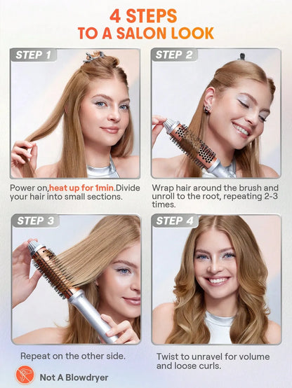 Sheglam - Hair It - Curl Thermal Blowout Brush 32Mm Uk Plug