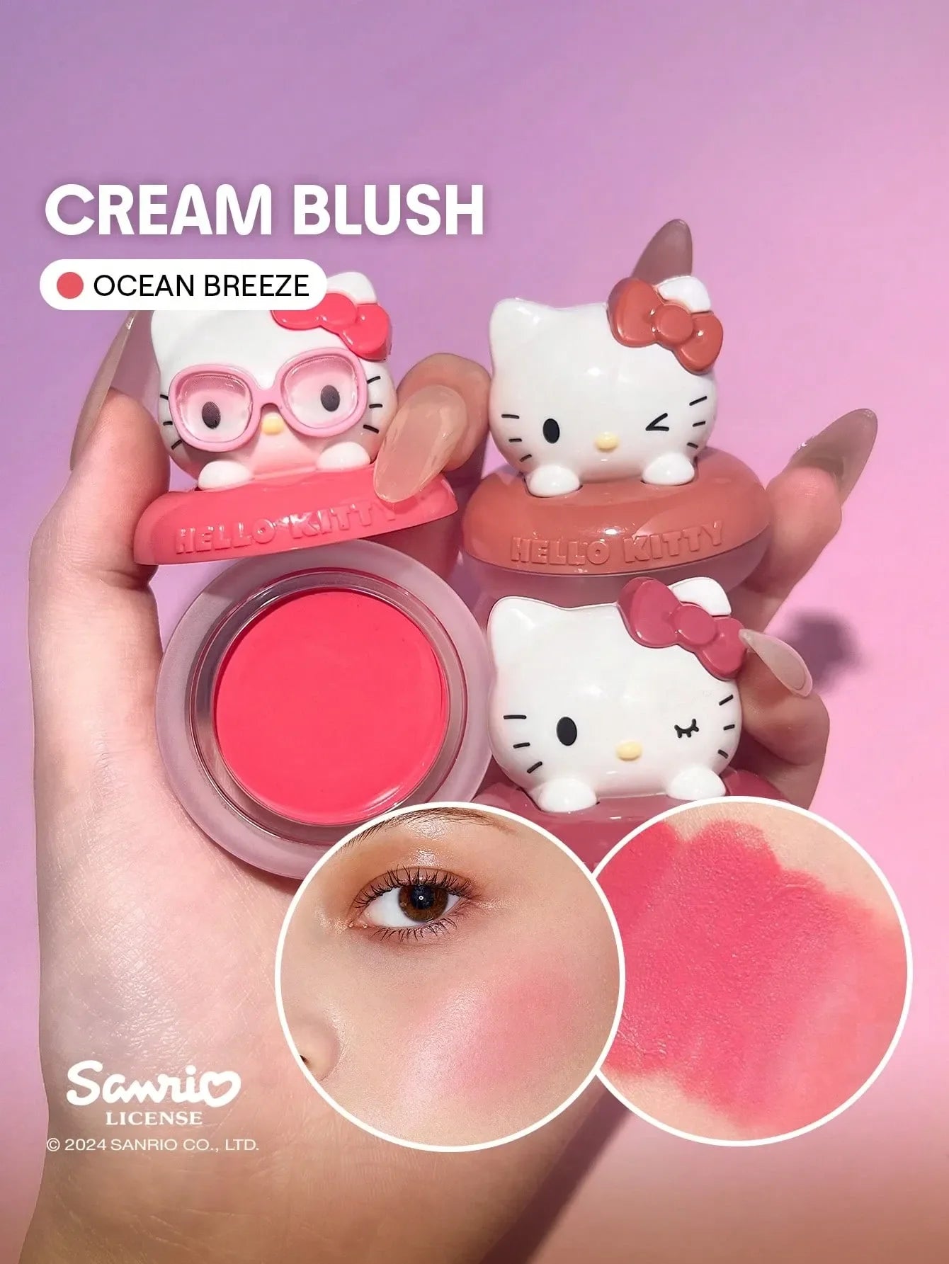 SHEGLAM - Hello Kitty Coastal Charm Cream Blush