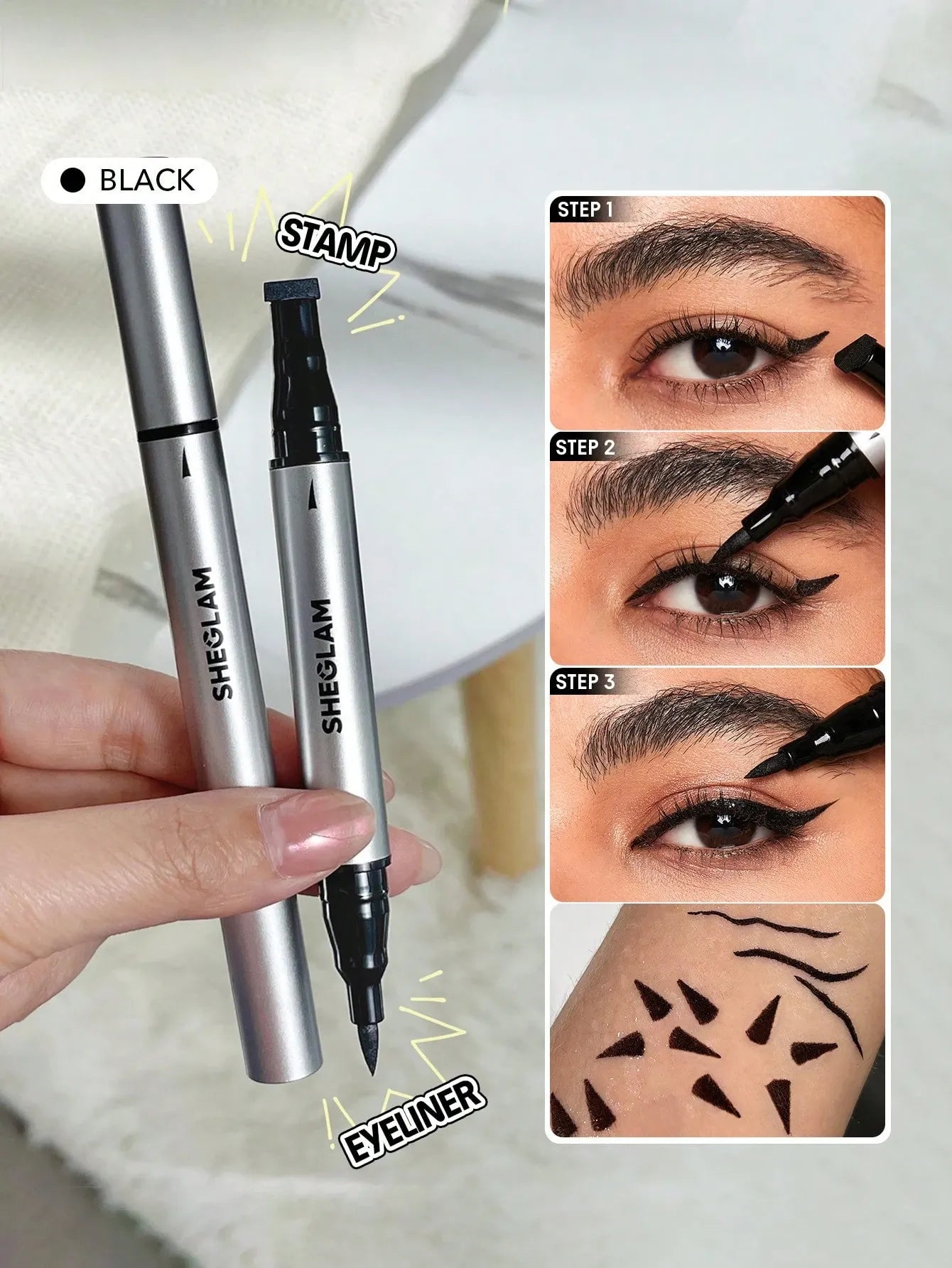 SHEGLAM - Wing It Waterproof Liner Duo