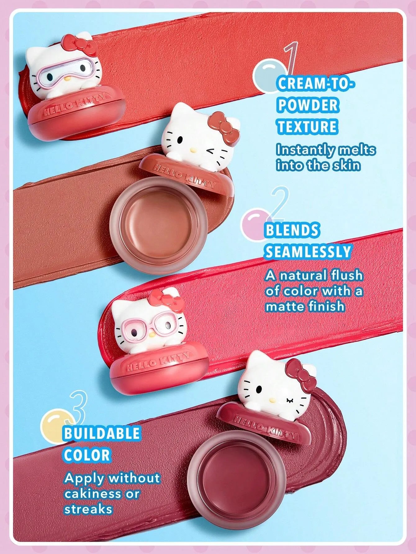 SHEGLAM - Hello Kitty Coastal Charm Cream Blush