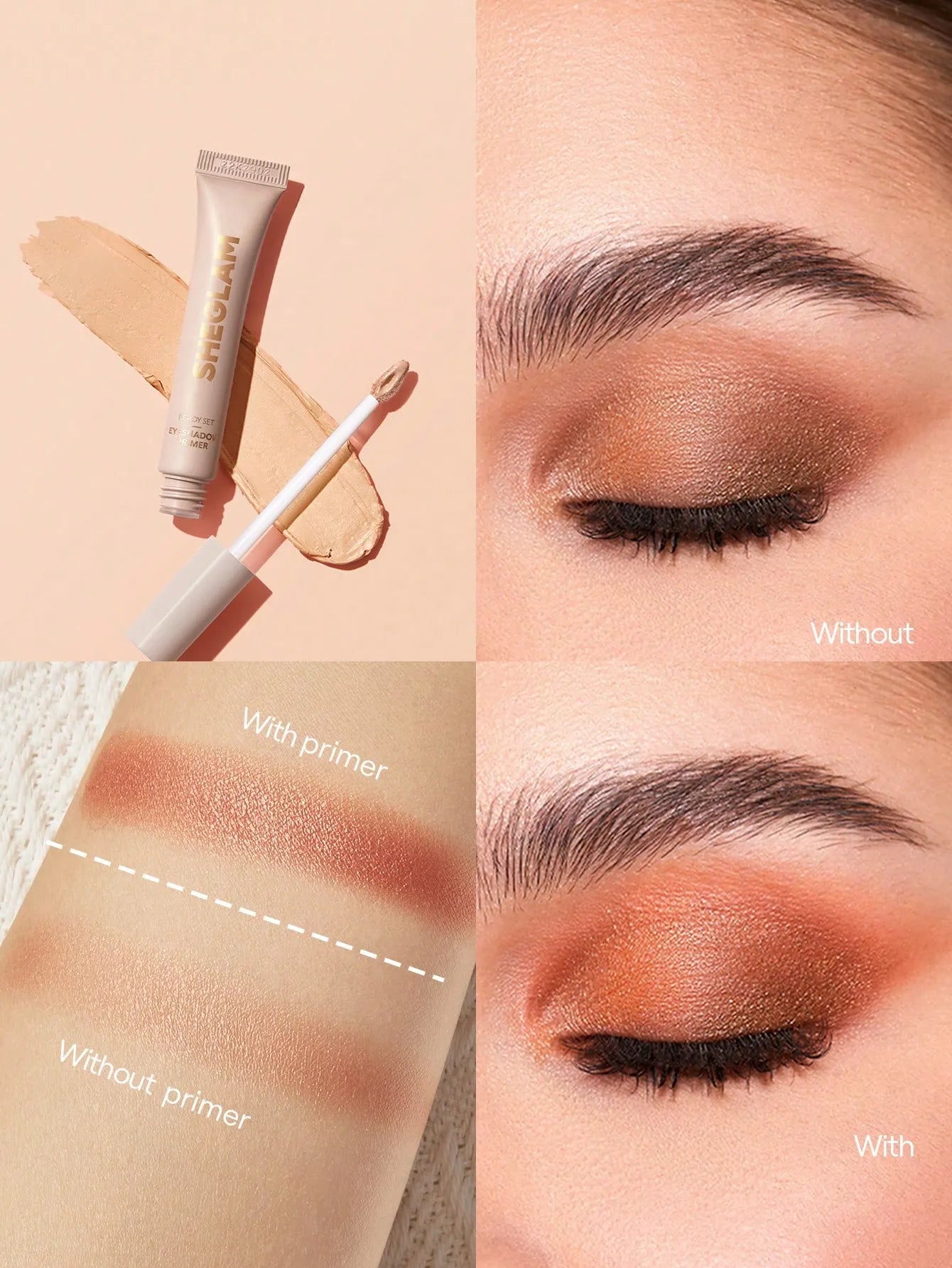 SHEGLAM - Ready Set Eyeshadow Primer Super Long-Lasting And Pigmented Eye Primer