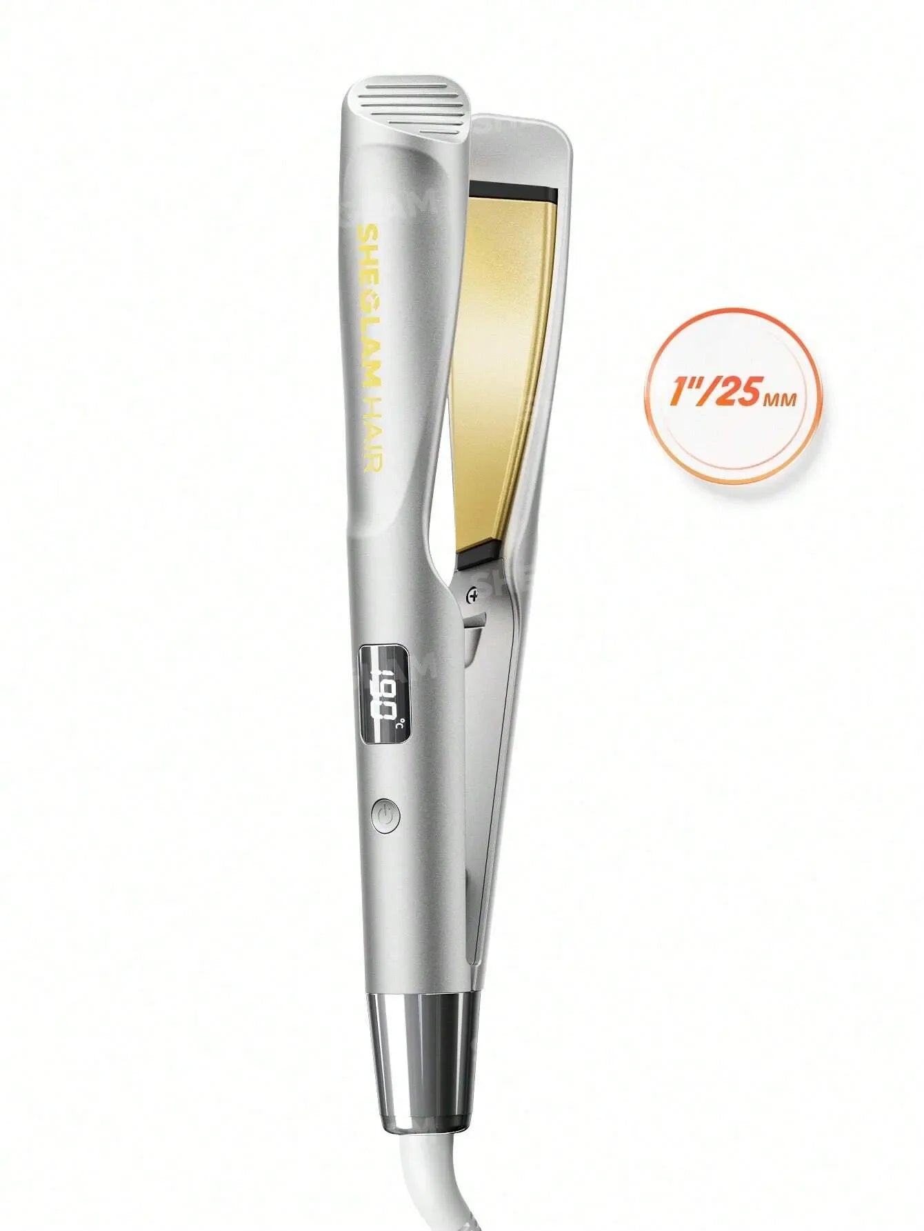 Sheglam - Hair Sleek Chic Twist Kiss Flat Iron,Negative Ion 2-In-1 Straight Hair Curler