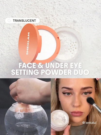 SHEGLAM - Insta-Ready Face & Under Eye Setting Powder Duo