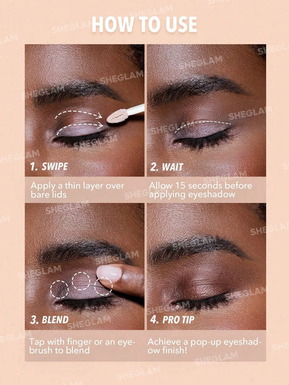 SHEGLAM - Ready Set Eyeshadow Primer Super Long-Lasting And Pigmented Eye Primer