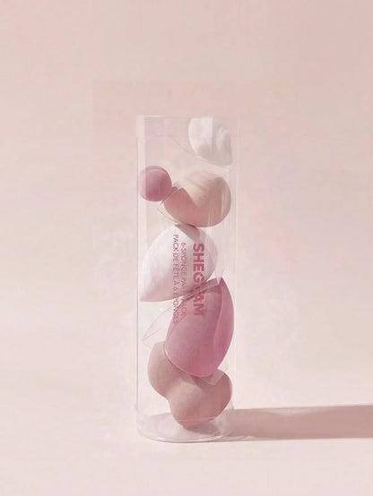 SHEGLAM - 6-Sponge Pack Different Shape Makeup Sponges 
