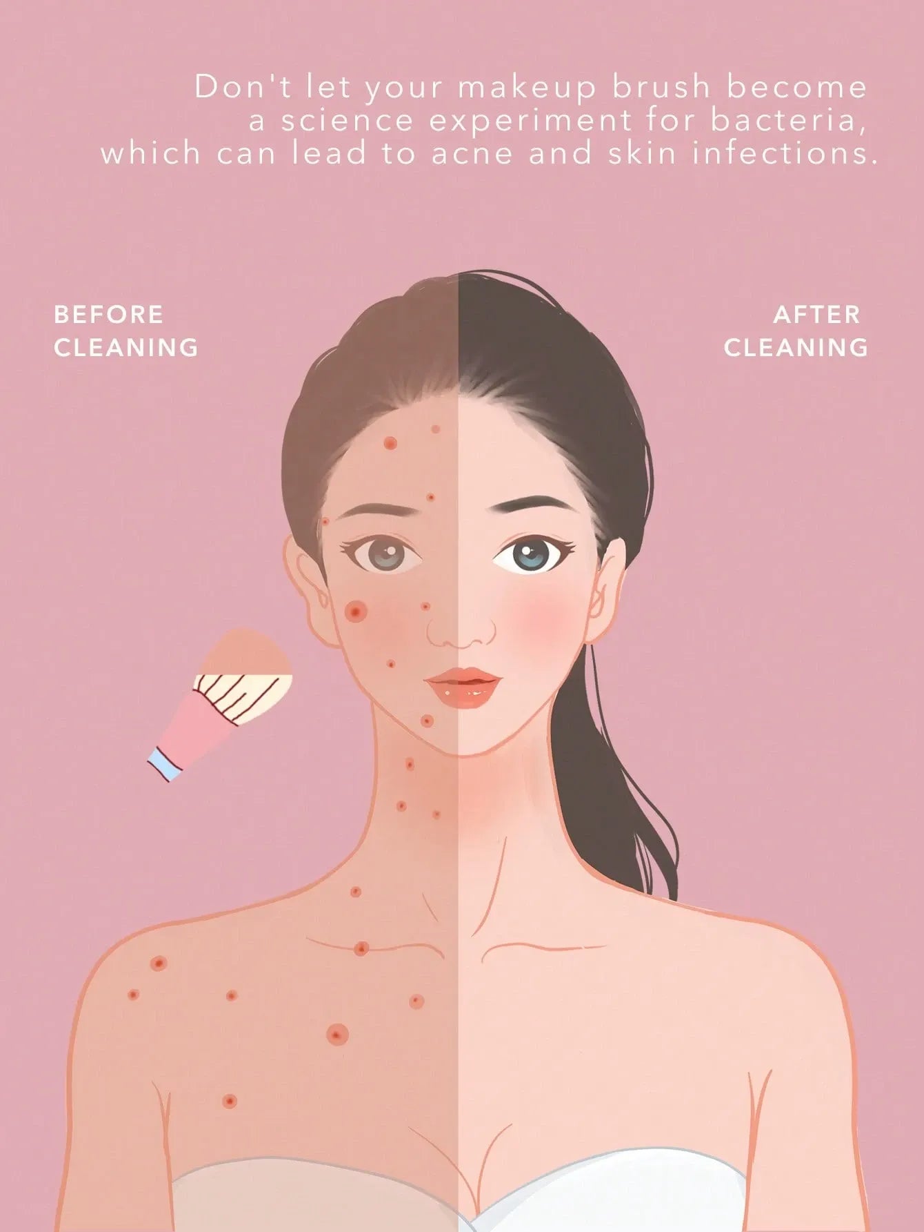 SHEGLAM - Fresh Sesh Brush & Sponge Shampoo-Pink