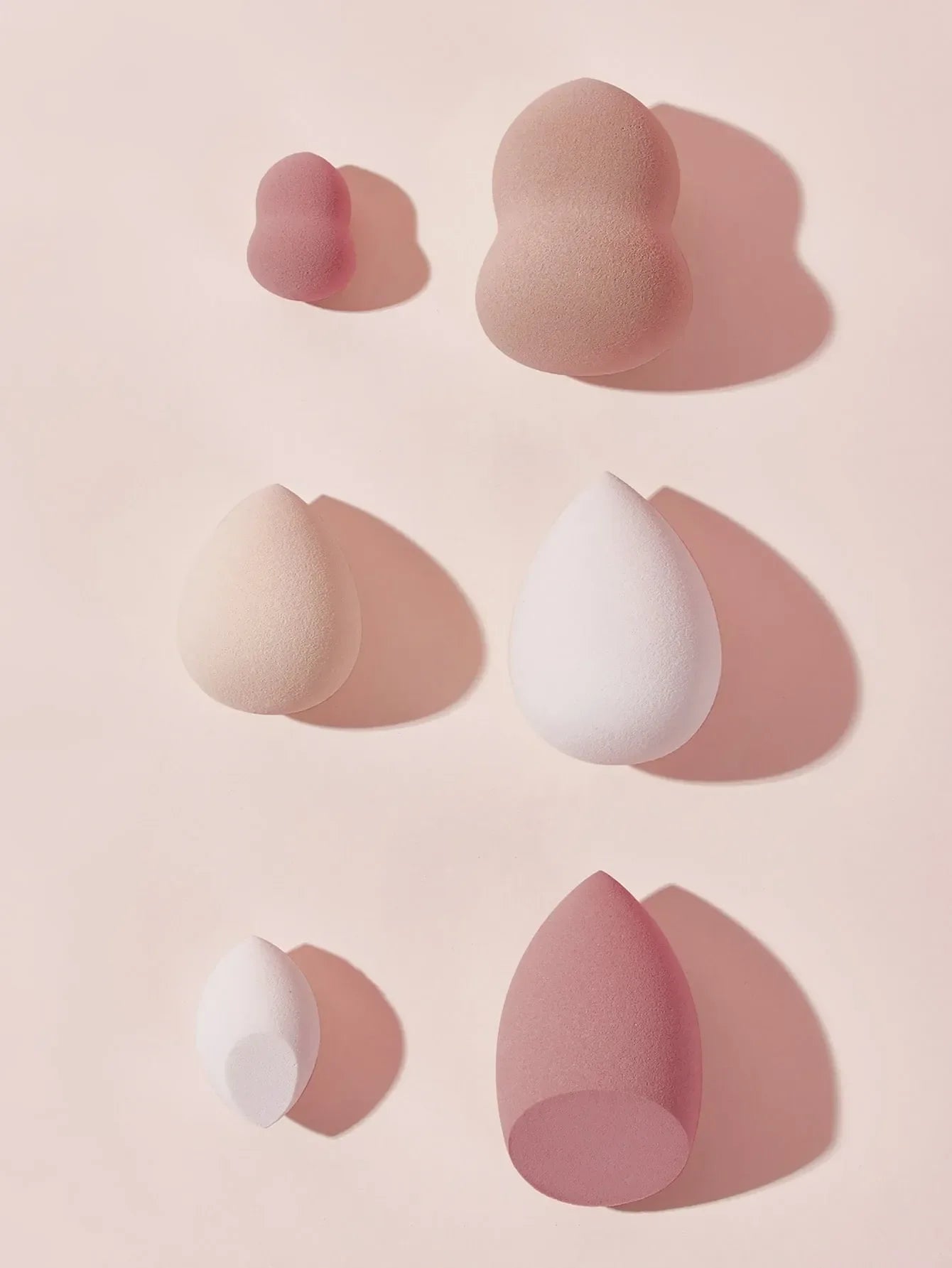 SHEGLAM - 6-Sponge Pack Different Shape Makeup Sponges 
