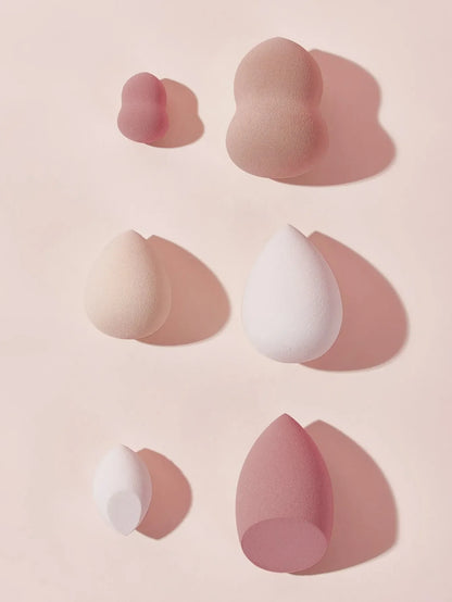 SHEGLAM - 6-Sponge Pack Different Shape Makeup Sponges 