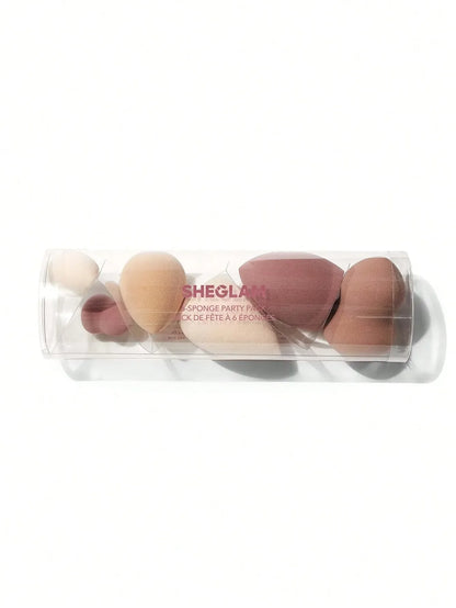 SHEGLAM - 6-Sponge Pack Different Shape Makeup Sponges 