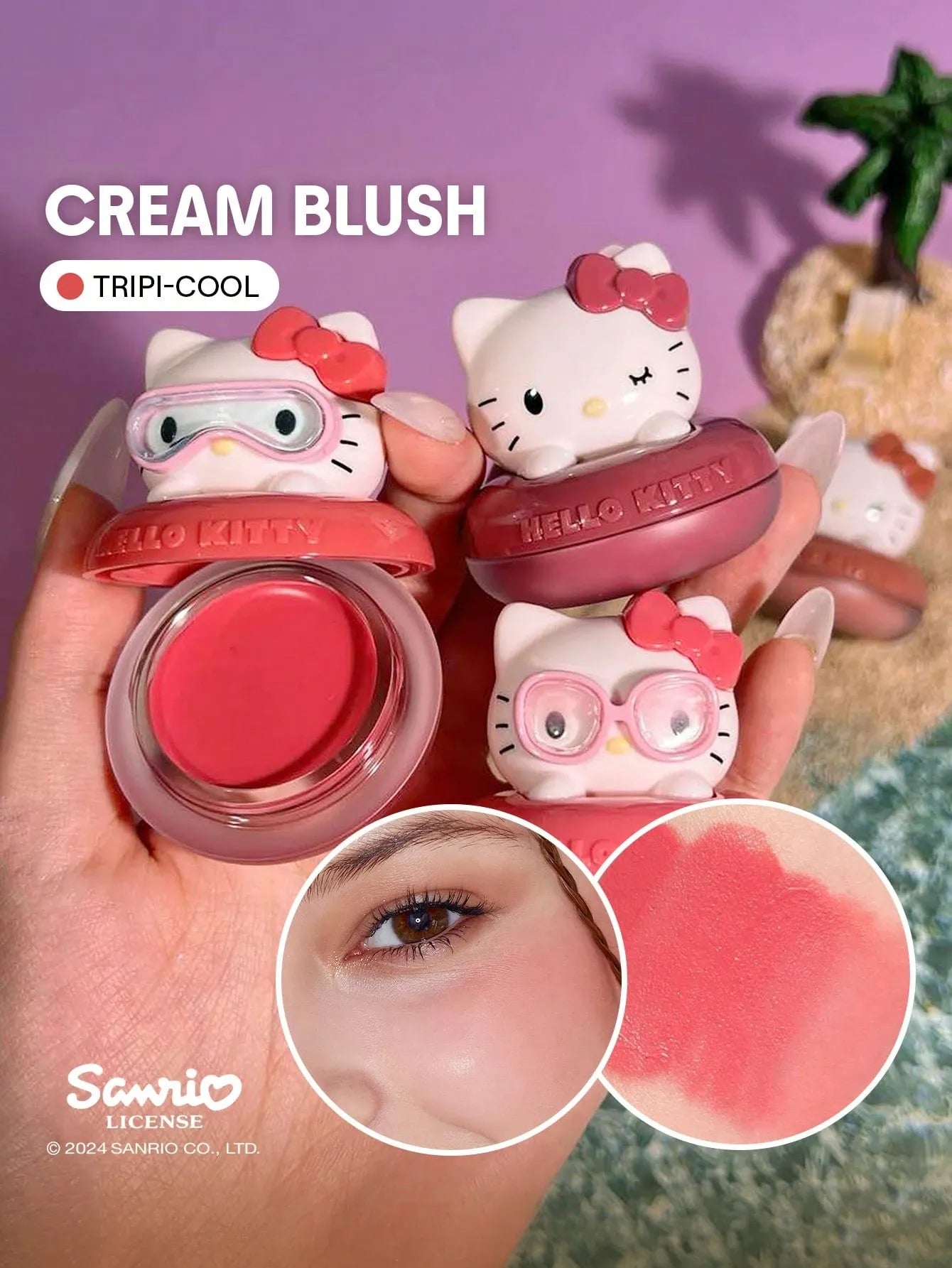 SHEGLAM - Hello Kitty Coastal Charm Cream Blush