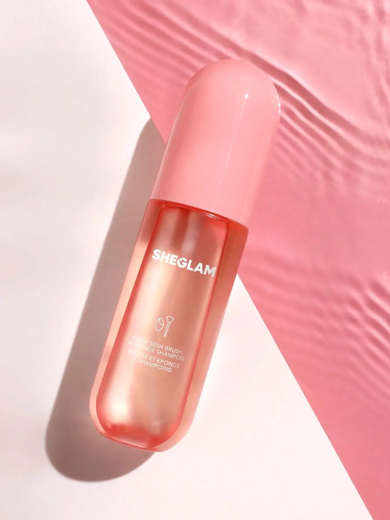 SHEGLAM - Fresh Sesh Brush & Sponge Shampoo-Pink