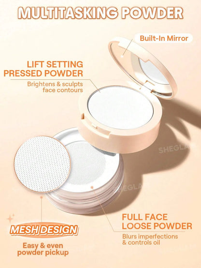 SHEGLAM - Insta-Ready Ultra-Fine Blur & Lift Setting Powder Duo