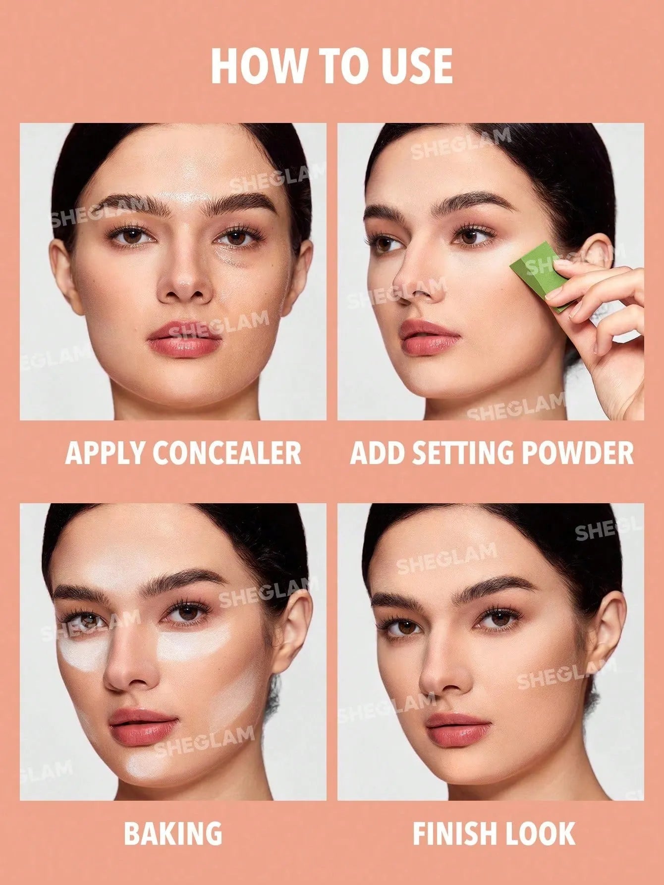 SHEGLAM - Insta-Ready Face & Under Eye Setting Powder Duo