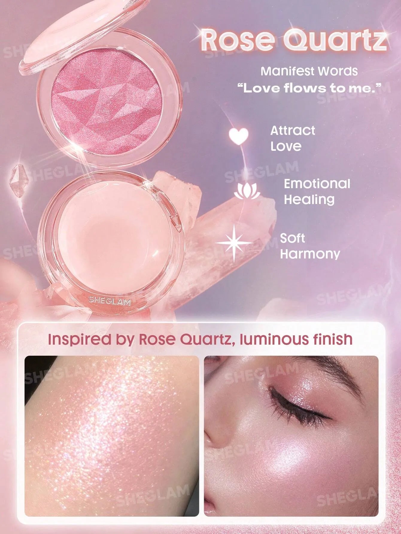 SHEGLAM - Crystal Intentions High Vibration Blushlighter